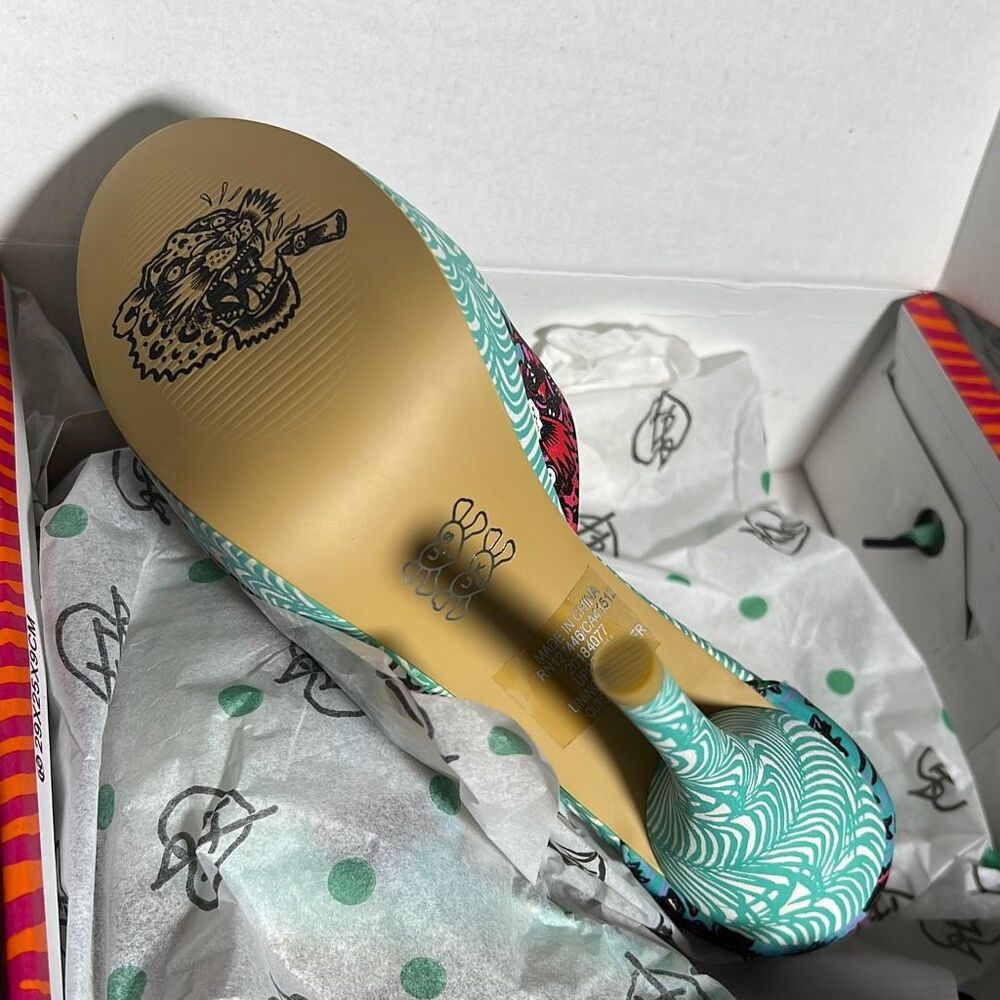 IRON FIST PLATFORM HEELS LOKO KOKO SIZE 7 NIB - Picture 2 of 12